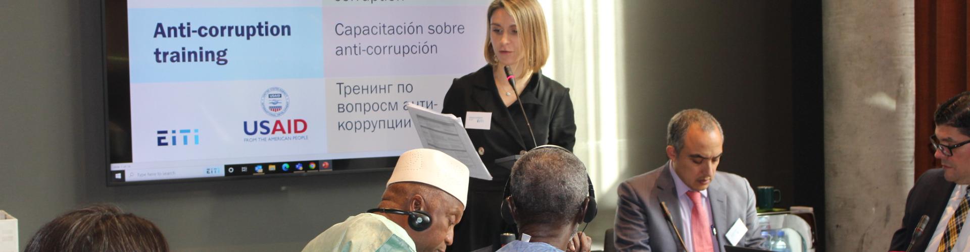 EITI anti-corruption training in Oslo, Norway in October 2022