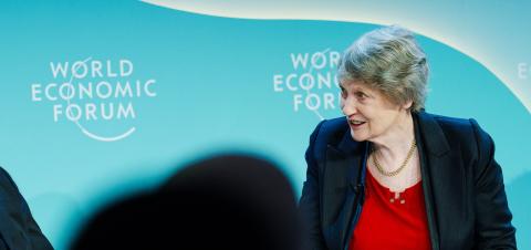 Helen Clark at the 2024 World Economic Forum
